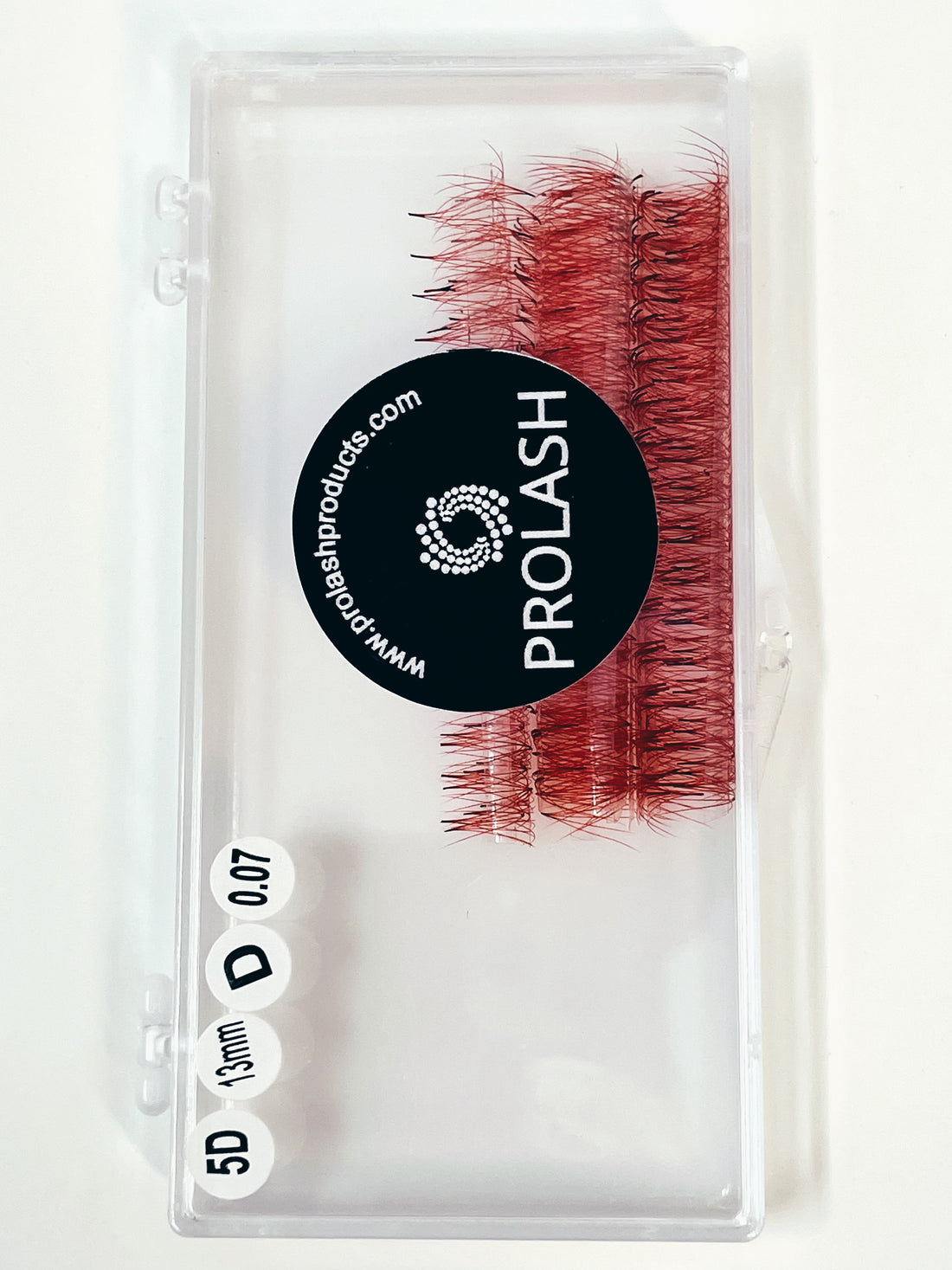 5D Pre-Made Volume Colored Lash Case