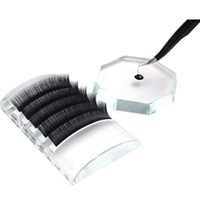 LASH ~ GLUE PLATES-jade & crystal