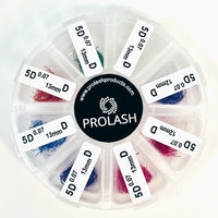 5D Pre-Made Volume Rainbow Wheel Lash Case