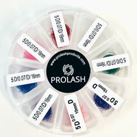 5D Pre-Made Volume Rainbow Wheel Lash Case
