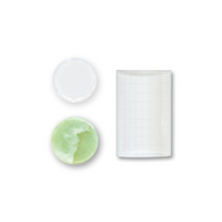 LASH ~ GLUE PLATES-jade & crystal